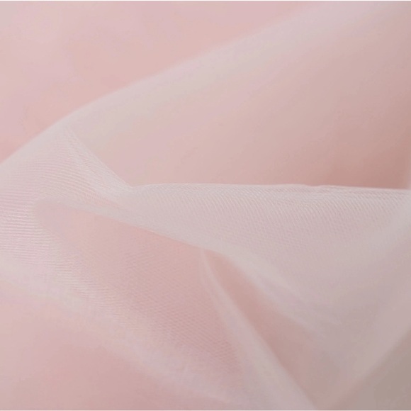 BRIDAL TULLE, “BLUSH PINK” Fabric by the yard, 108” x yard - Picture 1 of 4